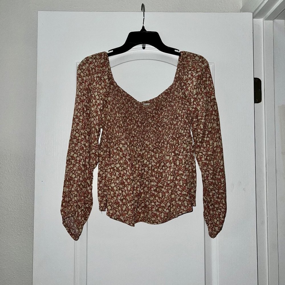 Floral Long Sleeve Blouse